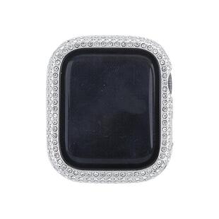 适用于applewatch11代苹果s9手表46MM满钻边框保护壳iwatchs8手表配件se抗震防摔7秋壳膜一体保护壳女生新款