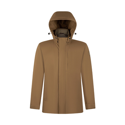 柒牌男士加厚可拆卸连帽羽绒服