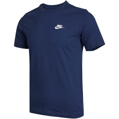 滔搏NIKE耐克男子AS M NSW CLUB TEE运动休闲短袖T恤AR4999-410