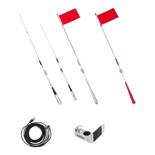 普拉多2700/4000天线尾门旗杆收音车台红旗天线支架防盗装饰霸道