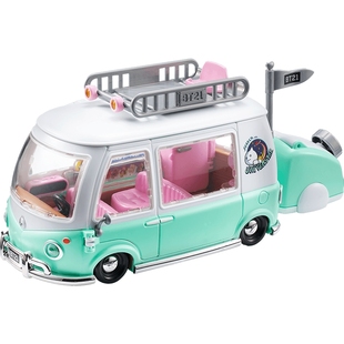 BT21露营车收纳展示架女孩手办人偶玩具公仔模型陈列盒礼物正版