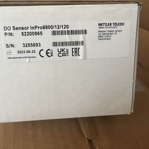 议价52200965全新梅特勒托利多inpro6800/12/120溶氧电极
