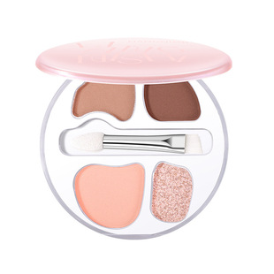 四色眼影卧蚕盘提亮阴影下至眼线新手日常淡妆腮红综合盘大地色