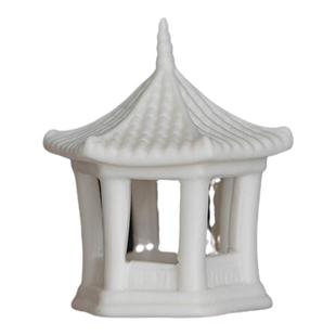 德化陶瓷花艺摆件枯山水沙盘鱼缸流水造景古建筑物凉亭装饰品配件