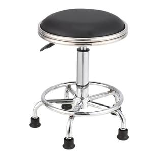 旋转吧台椅椅子靠背美容凳滑轮升降家用圆凳车间实验室防静电凳子