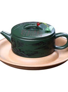 宜兴紫砂壶纯手工汉瓦泡茶壶茶具