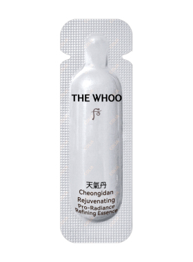 WHOO后天气丹花献水前精华光滑细腻焕活肌底提亮保湿1ml*30片/袋