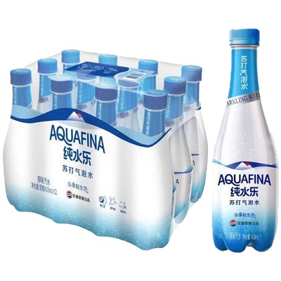 百事纯水乐苏打气泡水410ml*12