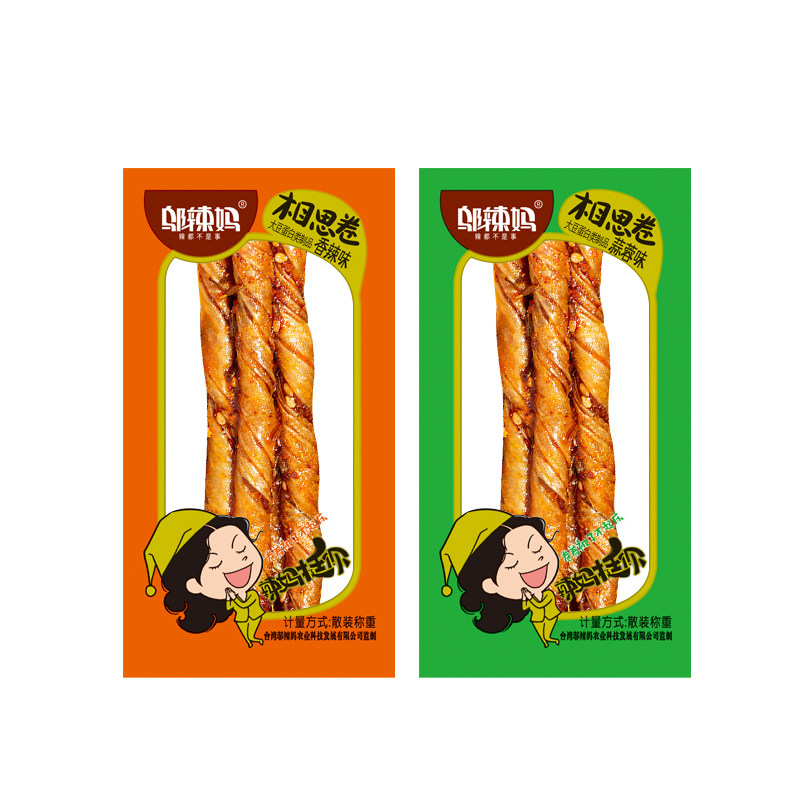 邬辣妈相思卷麻辣条豆筋囤货装儿时零食网红小吃湖南特产豆腐干