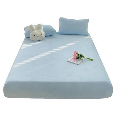 【A级母婴可用】牛奶绒床笠单件