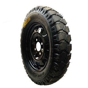 电动三轮车后轮毂整套前轮总成加厚耐磨轮胎配件大全3.75/350外胎