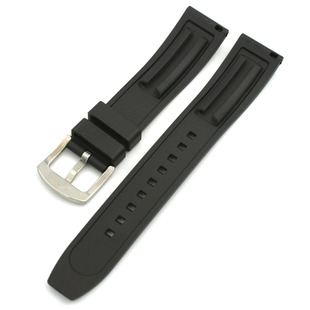 氟橡胶手表带代用欧米茄劳力士天梭卡西欧表带防水硅胶快拆男表链