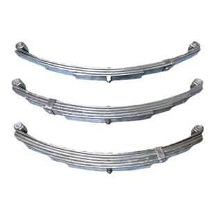 拖车配件减震板簧弓形板热镀锌板簧高强加厚拖挂车后桥减震弓板