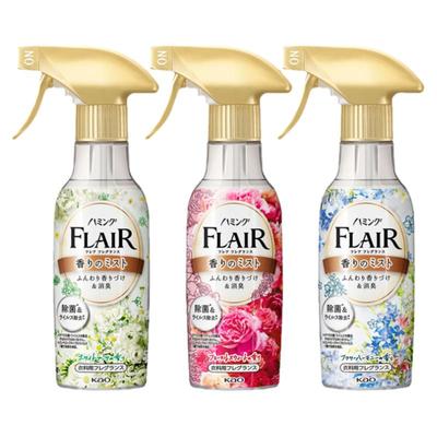 日本花王FLAIR衣物柔顺去异味菌喷雾香氛花香防静电除皱除臭剂