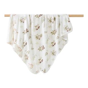 童泰婴儿包巾夏季纯棉宝宝抱巾新生儿抱毯盖毯防惊跳包单裹巾2件