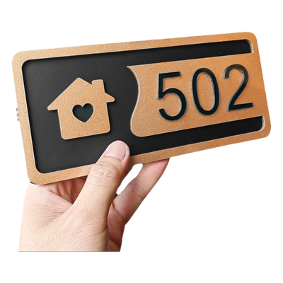 轻奢门牌号码牌家用定制