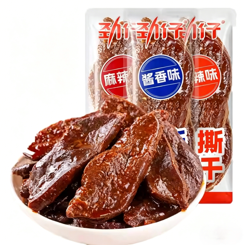 劲仔手撕肉干鸭肉干独立小包装网鸭肉零食