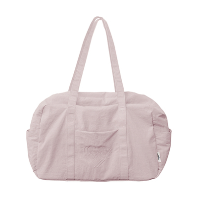 粉色轻便瑜伽健身波士顿单肩包