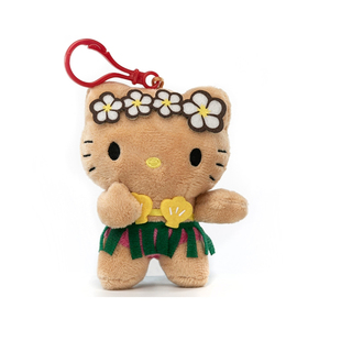 美国hellokitty关岛塞班岛黑皮凯蒂猫kt猫公仔玩偶毛绒包包挂件