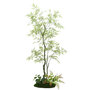 假竹子室内装饰隔断屏风仿生绿植客厅玄关酒店橱窗造景墙仿真植物