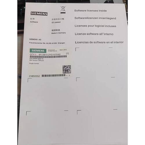 询价-6FC5810-2YG14-5YA0 802D SL