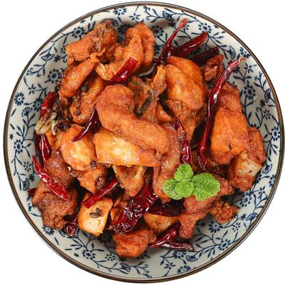 春雪辣香鸡260g*2辣子鸡块空气炸锅半成品鲜香麻辣清真下酒菜