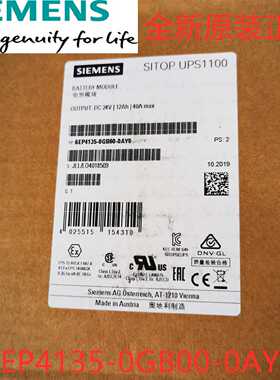 议价全新原装6EP4135-0GB00-0AY0 UPS1100 电池模块6EP41350GB000