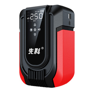 车载充气泵便携式车用智能带气压表测胎压汽车轮胎无线电动打气筒
