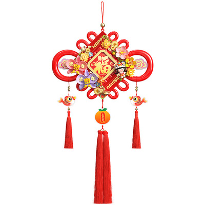 费米中国结挂件拼装积木