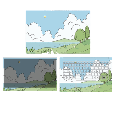 电脑贴纸适用于联想小新