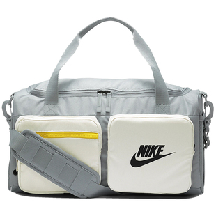 耐克NIKE运动旅行健身训练包单肩斜挎包手拎桶包男女BA6169-077