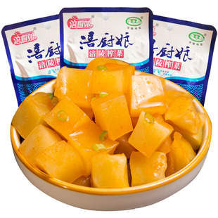 涪陵榨菜芯口口脆80g整箱下饭菜小包装杂菜吴江陪陵培陵培林炸菜