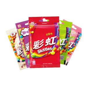 彩虹糖混合水果味休闲糖果大包装