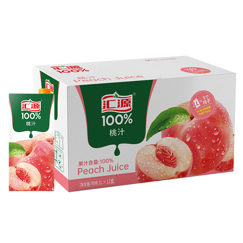 汇源100%果汁苹果汁葡萄汁桃汁