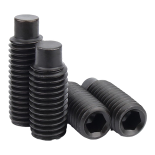 金超12.9级凸端紧定内六角螺丝无头机米螺钉基米顶丝M4M5M6M8M10