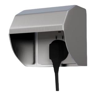 86不锈钢户外防水插座充电桩电动车防雨罩门禁防晒室外开关遮雨罩