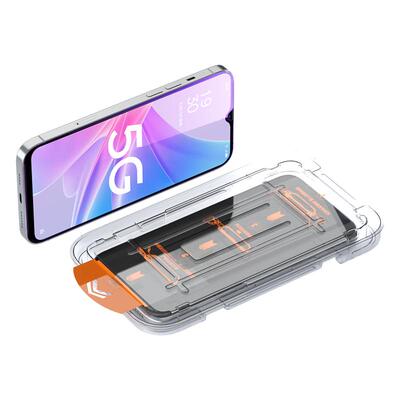 适用于OPPOA58钢化膜新款无尘仓全屏覆盖A58x高清抗蓝光防指纹手机膜防爆玻璃贴膜神器OPPO防尘盒防摔保护膜