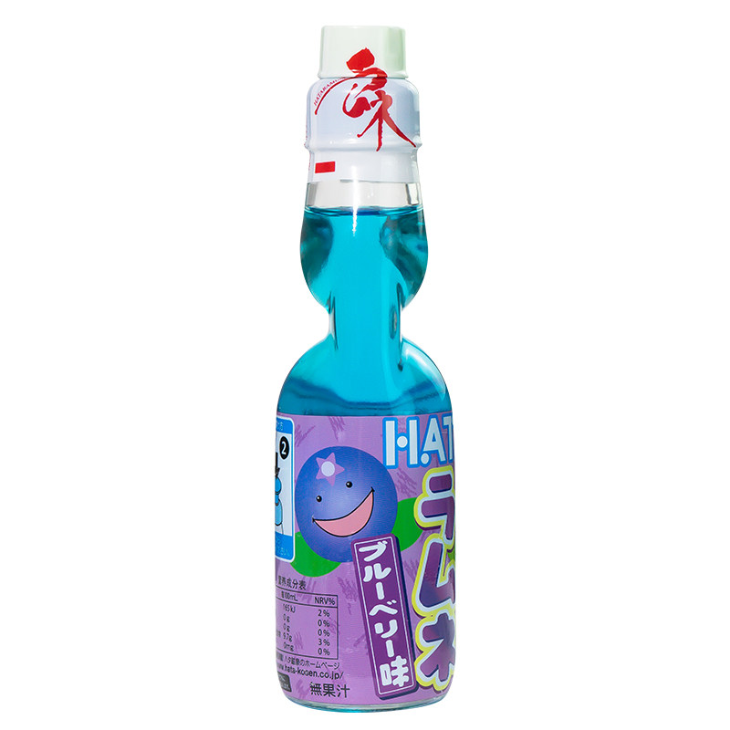 日本进口哈达HATA哈塔弹珠波子汽水饮料果味网红碳酸汽水动漫同款