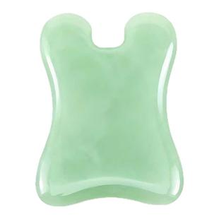 天然玉石刮痧板脸部提拉按摩板肩颈淋巴拨筋板刮脸板美容刮板工具