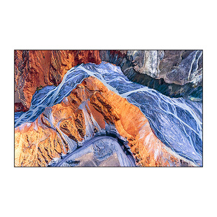 小犀牛纳米家用投影仪抗光幕布三色菲涅尔超窄边硬屏3D/4K超高清家庭影院一体幕100/120寸客厅卧室壁挂画框幕