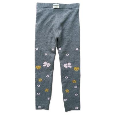 双层加厚卡通提花洋气大码保暖裤