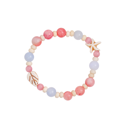 马卡龙色系小象陶瓷串珠手链