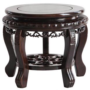 红木花架实木中式客厅室内落地花架阳台花瓶花盆鱼缸底座绿萝花架