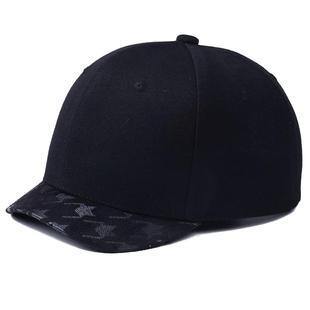 硬顶棒球帽短檐鸭舌帽ins潮牌美式小众女男短檐弯檐小沿短沿复古