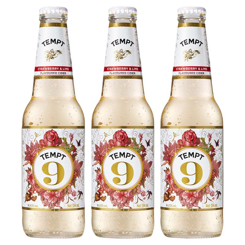 TEMPT诱惑限定石榴蓝莓西打果酒