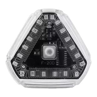 电动车震动发光防追尾红蓝爆闪灯免接线摩托车震动警示刹车灯改装