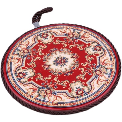 新疆民族风陶瓷装饰盘子隔热垫