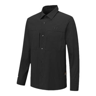 Under Armour安德玛UA官方运动上衣户外防泼水徒步露营通勤衬衫男