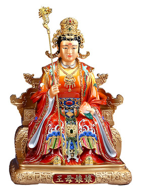 铜欣祥彩铜玉皇大帝王母娘娘摆件玉帝王母坐像家居公司工艺品礼品