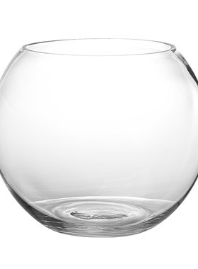 家用玻璃小型金鱼通透360度鱼缸